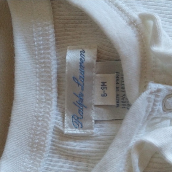 RALPH LAUREN INFANT GIRL’S WHITE DRESS - Picture 2 of 5